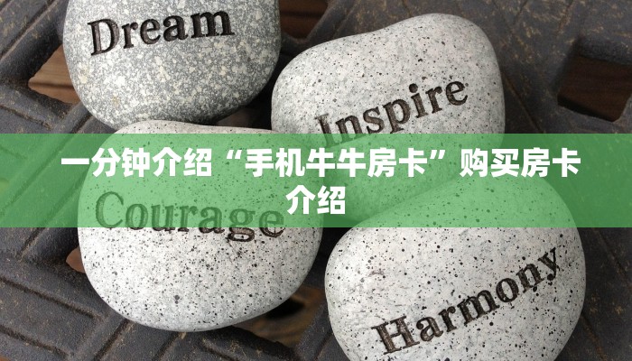  一分钟介绍“手机牛牛房卡”购买房卡介绍