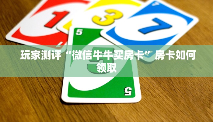  玩家测评“微信牛牛买房卡”房卡如何领取