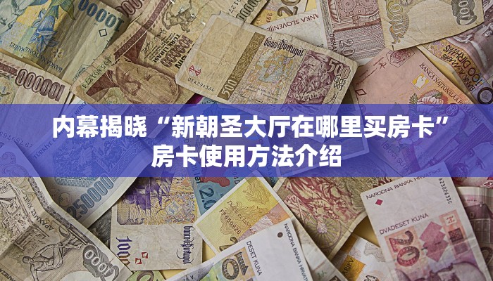 内幕揭晓“新朝圣大厅在哪里买房卡”房卡使用方法介绍 内幕揭晓“新朝圣大厅在哪里买房卡”房卡使用方法介绍